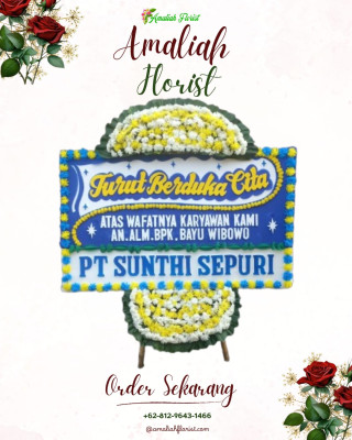 Papan Bunga Duka di Mulyasari