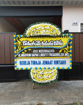 Papan Bunga Duka di Mulyasari