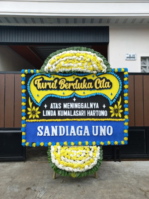 Papan Bunga Duka di Mulyasari